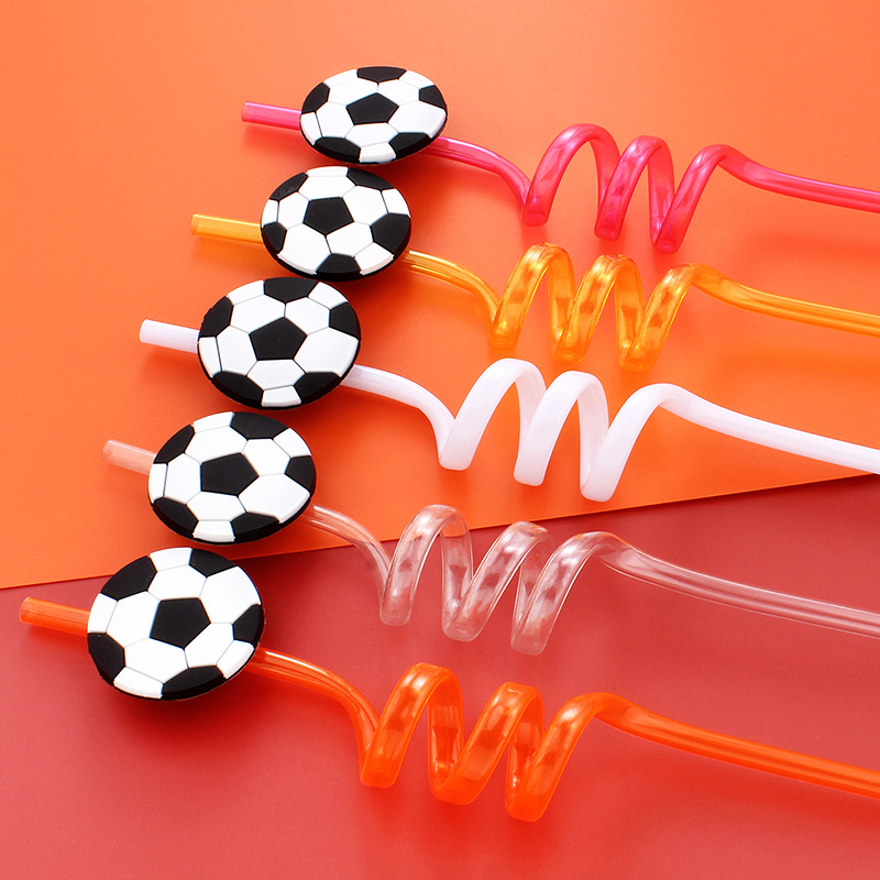 หลอดธีมฟุตบอล 12 ชิ้น, ปาร์ตี้ - Reusable Straw บทวิจารณ์และราคา