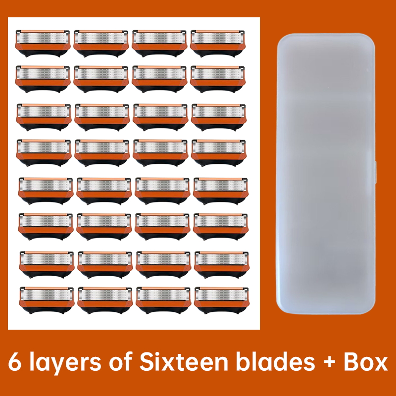 ใบมีดโกนสแตนเลส 6 ชั้นสำหรับผู - Safety Razor Handle บทวิจารณ์และราคา