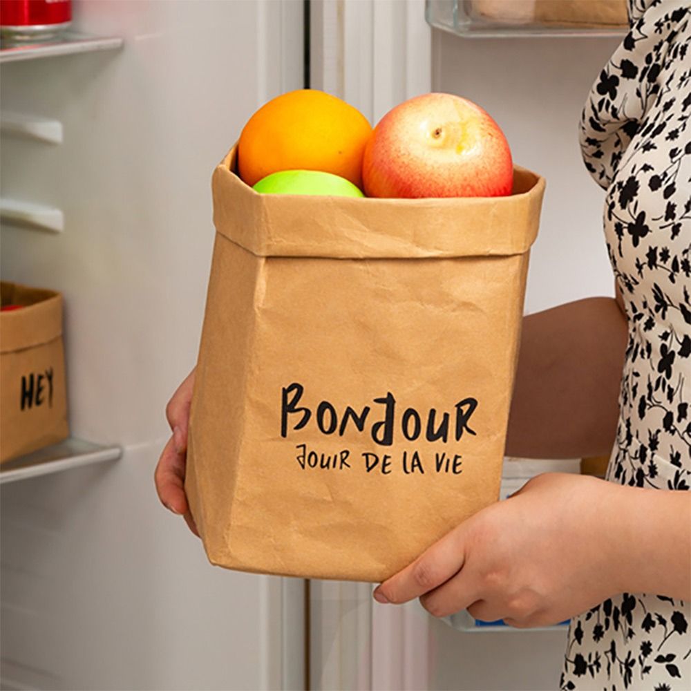 ถุงกระดาษคราฟท์คุณภาพสูง ใช้ซ้ - Reusable Bag บทวิจารณ์และราคา