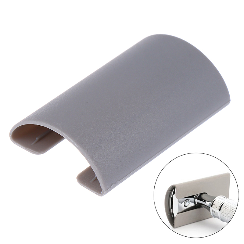 1ชิ้นพลาสติกคู่ขอบมีดโกนหัวด้า - Safety Razor Handle บทวิจารณ์และราคา