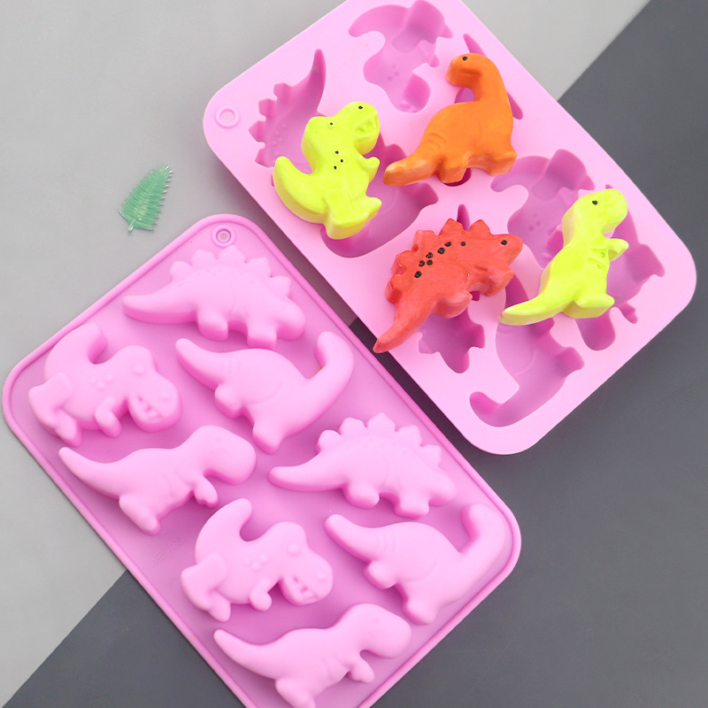แม่พิมพ์เค้กซิลิโคนรูปไดโนเสาร - Eco Soap บทวิจารณ์และราคา